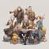 desing your dnd group party illustration