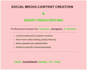 provide digital marketing content for facebook and instagram