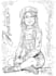 do handrawn black white illustrations