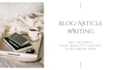 write clear and engaging SEO blog articles