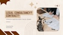 provide legal consultancy and contract services