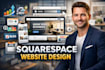 squarespace website design redesign, website development, landing page seo