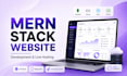 develop a mern stack website, custom full stack website, host it on live server
