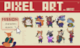 do 2d pixel art characters and objects