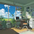 draw vtuber background in anime style