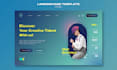create a responsive and modern website using modern tech