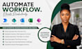 build power automate flows for sharepoint, outlook and excel automation
