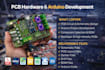 pcb circuit design, schematic, pcb assemble hardware development arduino project