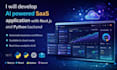 develop ai powered saas web application with nextjs and python