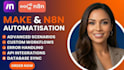 build advanced make automatisation workflows using make com and n8n