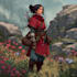 fantasy dnd character illustration