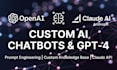 develop an ai chatbot using gpt4 claude API and custom knowledge base