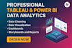 design interactive tableau dashboards and data visualizations