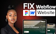 fix webflow website design webflow website redesign figma to webflow developer