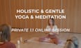 guide you through stress relief yoga and meditation session