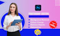 do professional background change and photo editing