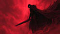 draw custom dark berserk style art in high quality