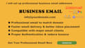 set up a professional business email address
