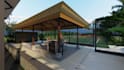 design landscape, backyard, frontyard, garden, patio, and 3d rendering
