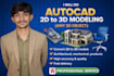 do autocad 2d to 3d convert professionally