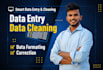 smart data entry and data cleaning