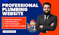 design plumbing website or electrician website or hvac website