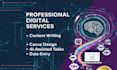 content writing canva design and ai data entry tasks