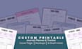 design professional journal design, covers, planner and notebook