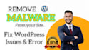 fix any wordpress issue, error, bug, or critical problem