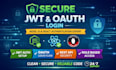 implement secure jwt authentication and oauth login in nodejs and react