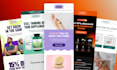 design editable figma email templates for klaviyo newsletters and campaign