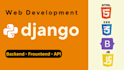 build a production ready django web application backend and frontend