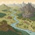 create an unique illustrated map
