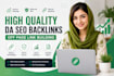 create fundamental high quality da SEO backlinks offpage link building services