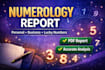 numerology report  a to z personal business