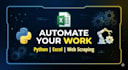 automate excel reports, web scraping and repetitive tasks