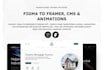 develop framer website, framer animation, framer developer