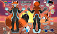 furry ref sheet fursona ref sheet anthro ref sheet furry reference sheet anime