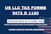 prepare and file form 1120 and 5472 for foreign owned US llc