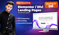 design a high converting elementor wordpress landing page