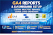 setup google analytics ecommerce tracking, custom reports analytics dashboard