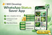 develop a custom whatsapp status saver android app