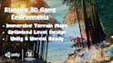 design stunning 3d game environments, terrain maps and level design in unity 3d