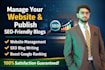 manage your website and publish SEO friendly blogs