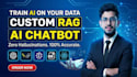 build custom ai chatbot trained on data rag customer support bot pinecone openai