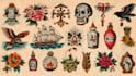 draw american tattoo design old school tattoo