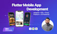 do mobile app development as flutter developer for ios and android