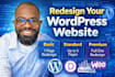 redesign your wordpress business website