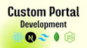develop custom portal, dashboard with analytics for your websites