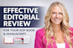 write effective editorial review for your kdp book manuscript